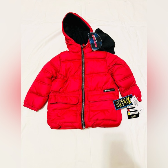 Toddler Boy Hooded Puffer Jacket in size 3t NWT - Picture 1 of 4